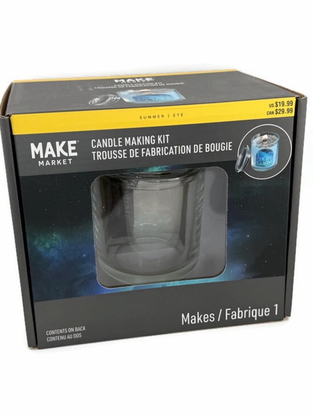MAKE MARKET Candle Making Kit — Blue Milky Way